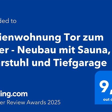 Ferienwohnung Tor Zum Meer - Neubau Mit Sauna, Fahrstuhl Und Tiefgarage Ostseebad Kühlungsborn エクステリア 写真