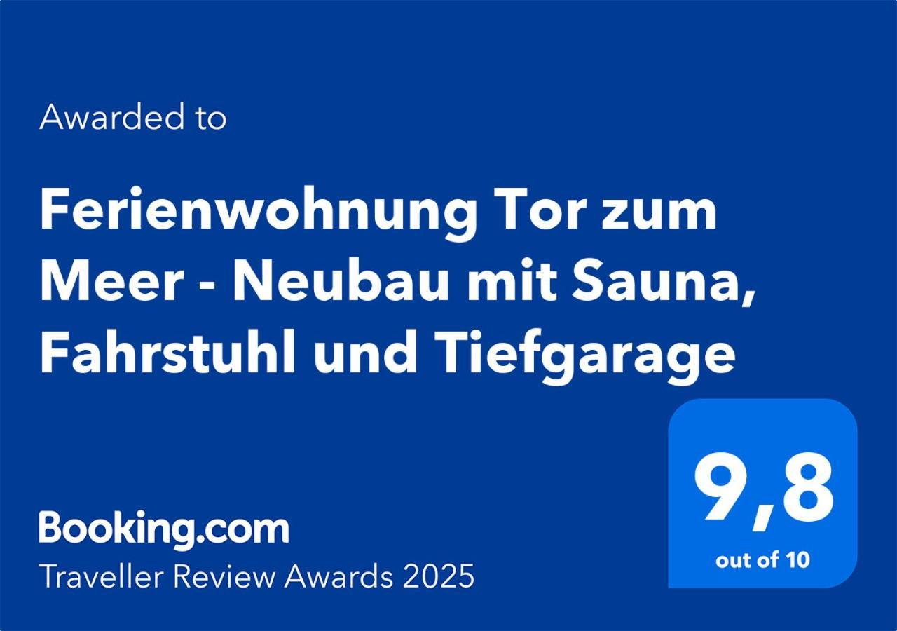 Ferienwohnung Tor Zum Meer - Neubau Mit Sauna, Fahrstuhl Und Tiefgarage Ostseebad Kühlungsborn エクステリア 写真